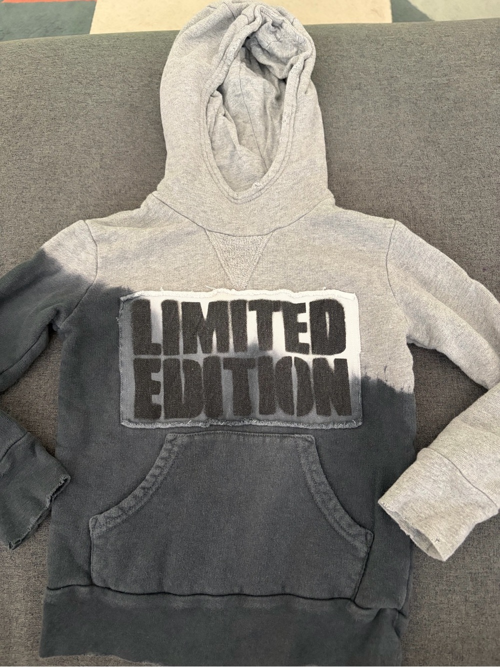 nununu Two-Tone Gray 'Limited Edition' Hoodie